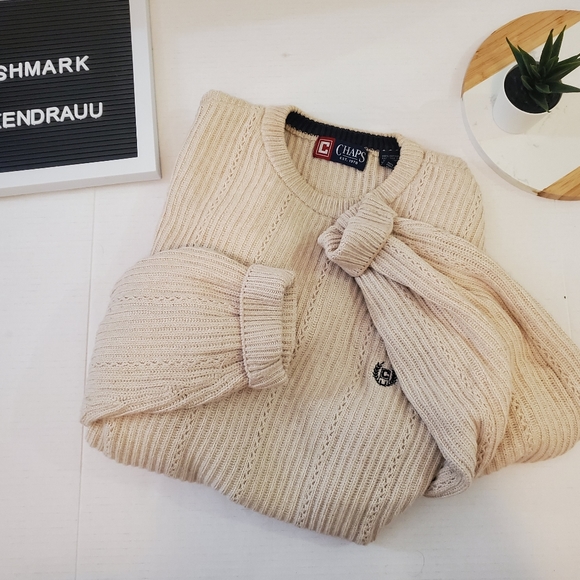 Chaps Other - *SOLD* Chaps Oatmeal Sweater